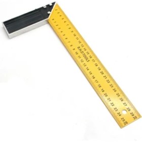 Resim 250MM Turuncu Sarı Masa Gönyesi (5250) 