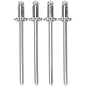 Resim 4 Adet Alüminyum Perçin Amc Vın Kapı Etiket Gümüş Huiliang 