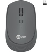 Resim Lecoo Ws202 Kablosuz 1200dpı 4 Tuşlu Optik Mouse Gri Ws202 