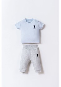 Resim U.s. Polo Assn. Erkek Bebek Mavi Takım Usb2285-c-v1 Mavi 