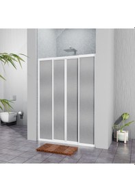 Resim Tekno Duş Beyaz Plastik Mika Duşakabin H:180 198cm 