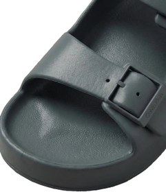Resim Calvin Klein ERGON EVA DOUBLE BAR Koyu Gri Erkek Terlik 