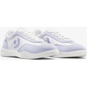 Resim Converse Run Star Trainer Beyaz Deri Sneaker | Unisex 