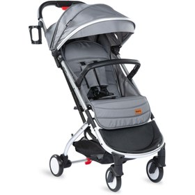 Resim Kraft Smart Tek Yönlü Bebek Arabası Gri 