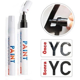 Resim Paint Oto Lastik Rötuş Boya Kalemi Siyah 