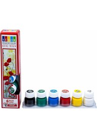 Resim Südor Şişe Guaj Boya 6X15 ML Sd521 Çok Renkli 