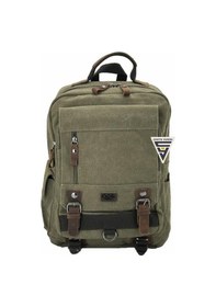 Resim Ççs London 51565 Kanvas Laptop Sırt Çantası Haki 