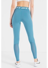 Resim Nike Pro 365 Dri Fit Training Mid Rise Full Length Tight Fit Toparlayıcı Tayt Açık Mavi Açık Mavi 