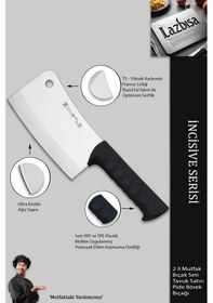 Resim İncisive Serisi Mutfak Bıçak Seti Pizza Börek Kıyma Bıçağı Mft452 