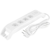 Resim S-lınk Spg3040 2m 900 Joule 4lü Akım Korumalı Beyaz Priz 4247 