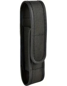 Resim Elmpaly Siyah Kompakt Nylon El Feneri Kılıfı Buckle Kapama Kampçılık Acil Durum Siyah 