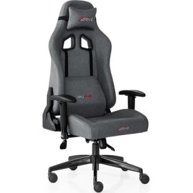 Resim AyrStore 15'li Plus Profesyonel Oyuncu Koltuğu Kumaş Gri/siyah 