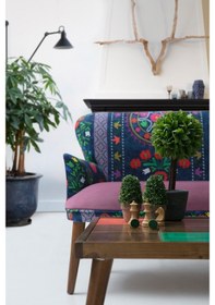 Resim Mobilyabazari Etnik Desen Çay Seti Ikili Koltuk, Salon, Balkon 