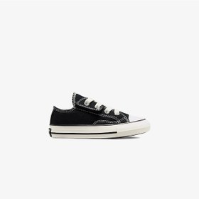 Resim Converse Chuck 70 1v Vintage Canvas Bebek Siyah Sneaker Düz 771641c Siyah 