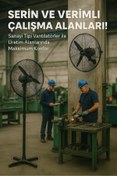 Resim ATAK Endüstriyel Ayaklı Vantilatör 75 cm 