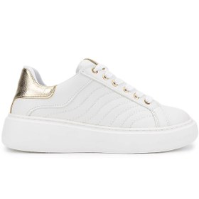 Resim Tamer Tanca Kadın Suni Deri Beyaz Sneakers & Spor Ayakkabı 