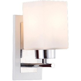 Resim Atlas Beyaz Duvar Lambası Yatak Odası-Yatak Başı-Banyo İçin Modern Aplik Beyaz 