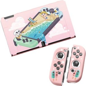 Resim Nintendo Switch Oled Mat Koruyucu Kılıf Hayvan Geçişi 