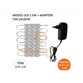 Resim 1,5w Su Geçirmez Modül Led Adaptör Tak Çalıştır Beyaz 