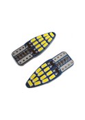Resim Carub 12v T10 Ampul 24 Smd Led Canbus Fiber Beyaz Br0400270 