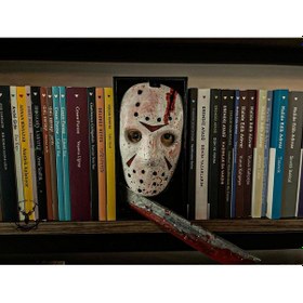 Resim Hayatvesanat 13.cuma / Jason Voorhes / Kitaplık Figürü / Kitap Tutucu / Kolleksiyon / Hediye / 21 Cm 