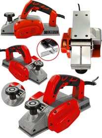 Resim Graizer Turbo 3600 Watt Bakir Sargılı Metal Şanzuman Çift Bıçakli Planya Rende Makinesi 
