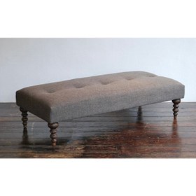 Resim ASELYA HOME Ahşap Ayaklı Puf & Bench Modern 90cm 