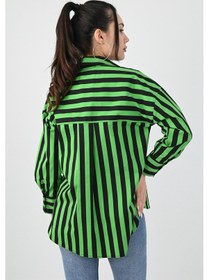 Resim Kadın Desenli Gömlek 1674-25-1 001 