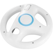 Resim Xuweiwei Beyaz 1 Adet Ev Için Universal Wii Plastik Yarış Direksiyonu Uzaktan Kumandalı 