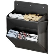 Resim Honeybeeshop Siyah Kamp Seyahat Arabaları Depolama Organizatörü Çok Amaçlı Ayakkabı Rafı Dayanıklı Malzeme 