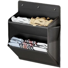 Resim Honeybeeshop Siyah Kamp Seyahat Arabaları Depolama Organizatörü Çok Amaçlı Ayakkabı Rafı Dayanıklı Malzeme 