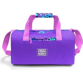 Resim Coral High Mor Leopar Desenli Spor Çantası 27532 