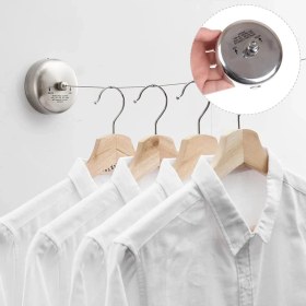 Resim Welldone Otomatik Çamaşır Ipi Çek As Çamaşır Kurutma Askılığı Otel Çamaşır Askılığı Toplanabilir Çamaşır Ipi 