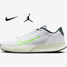 Resim Nike Erkek Tenis Ayakkabısı VAPOR LITE 2 Erkek Sneaker Ayakkabı DV2018-101-Siyah-Byz 