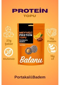 Resim Meyveli Portakallı & Bademli Protein Topları 110gr X3 Adet 