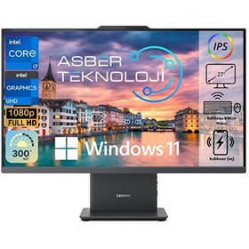 Resim Lenovo Ideacentre 27IRH9 i7-13620H 27" 24 GB RAM 1 TB SSD FHD W11Pro All In One - Kablosuz Klavye ve Mouse F0HM00EXTR 