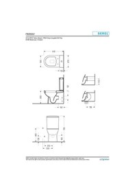 Resim Serel Friendly Kanalsız Btw Duvara Sıfır Klozet Seti 4 Parça Set.6784sts110h 