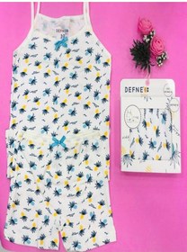 Resim Defne Baby % 95 Pamuklu Erkek Çocuk Atlet Boxer İç Çamaşır Takımı-606 Beyaz 