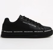 Resim VERSACE JEANS COUTURE Siyah Kadın Deri Sneaker 