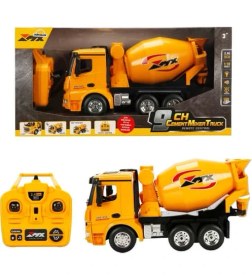 Resim Sunman 1:18 Sesli ve Işıklı USB Şarjlı Uzaktan Kumandalı Beton Mikseri 30 cm 