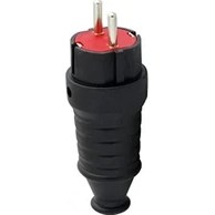 Resim Fetih F-201K Topraklı Erkek Fiş 1 Sınıf ve Kaliteli Orjinal Ürün Siyah 1410 