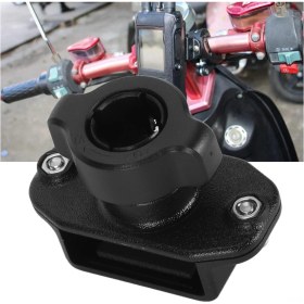 Resim Vkemall Araba Ve Motosiklet İçin Çift Yönlü Radyo Tutucu - Sağlam Abs Konstruksiyonu İle Motorola, Baofeng, Kenwood Uyumlu 17mm Top Kafa Tutucu 