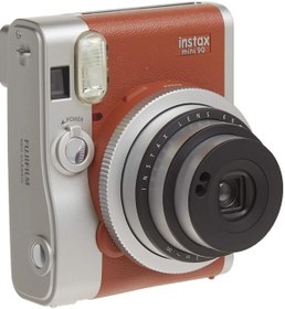 Resim Instax Mini 90 Classic Kahverengi Fotoğraf Makinesi 