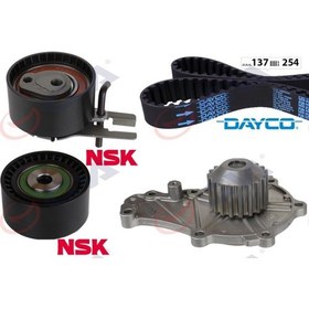 Resim GVA Devirdaimli Eksantrik Gergi Kiti 137X254 P207-307-308-PART-C3-C4-C5-BERL- Fiesta-Focus 1.6hdi-Tdi 