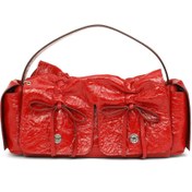 Resim acne studios Kırmızı Kadın Deri Çanta 