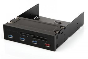 Resim Silverstone 2 Adet Hdd/Ssd Yuvalı, 4X Usb 3.0, Hızlı Şarj, 17X Kart Okuyuculu, 5.25" Panel 