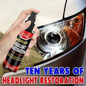 Resim Araba Farı Lensi Yenileyici - Bulutlu, Sararmış & Oksitlenmiş Farlar İçin Hızlı Çözüm, Parlaklığı & Işıltıyı Geri Kazandırır, Kullanımı Kolay, Bulanıklığı & Sararmayı Giderir, Far Yenileme Kiti, Far Yenileme 