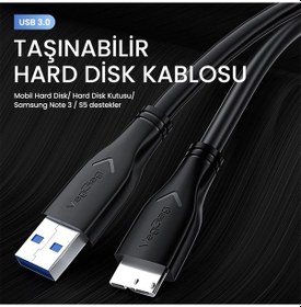 Resim Usb 3.0 Micro B Şarj Data Hdd Kablosu 1 Metre Sku: Smg8690010077585 