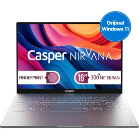 Resim Casper Nirvana S100 300NIT i5-13420H 24GB DDR5 500GB SSD 16" W11H Laptop S100.1342-CV00A-G-F 