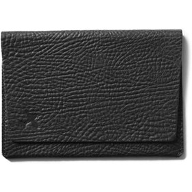 Resim Leather Paper Siyah Deri Pasaport Kılıfı Ve Kartlık 